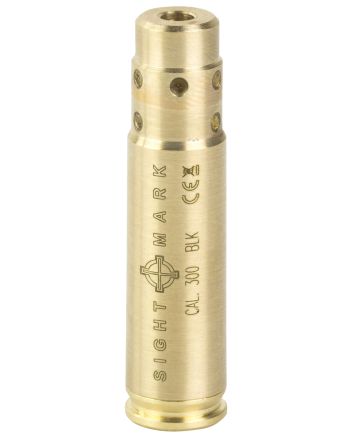 Sightmark SM39043 BoresightRed Laser for 300 Blackout/ 7.62x35mm Brass Includes Battery Pack &amp; Carrying Case