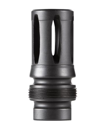 Dead Air DA122 Xeno Flash Hider Black Nitride 4140 Steel with 5/8"-24 tpi Threads, 2.16" OAL &amp; .99" Diameter