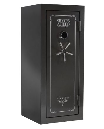 Sports Afield SECSA5925HXS HavenElectronic Keypad/Key Entry Dark Gray Metallic Steel Holds 24 + 4 59" H x 25" W x 24" D Fireproof- Yes