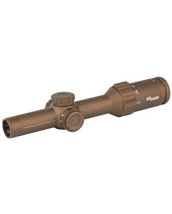 Sig Sauer Electro-Optics SOT61230 Tango6TFlat Dark Earth 1-6x24mm Illuminated Hellfire SVPS Reticle