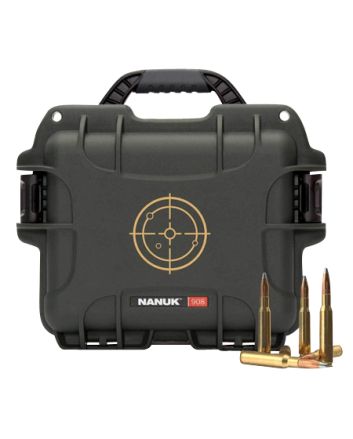 Nanuk 908AMMO1 908223Rem Black/White Resin 600rds