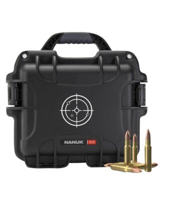 Nanuk 905AMMO1 905 Ammo Case 223Rem Black/White Resin 525rds