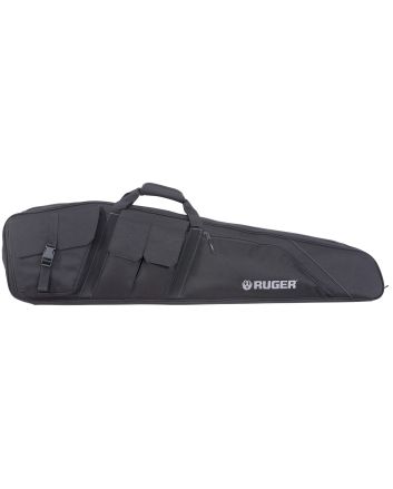 Ruger 27932 Defiance Tactical Rifle Case42" Black Endura with Ruger Logo, Carry Handle, Knit Lining, Mag Pocket, Accessory Pockets &amp; Lockable Zipper