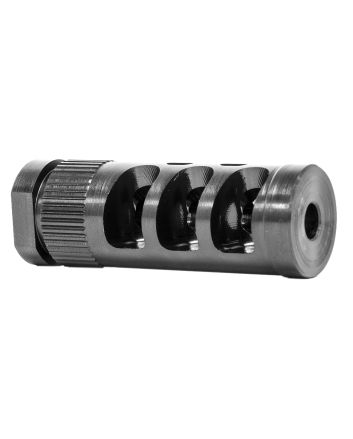 GrovTec US Inc GTHM315 G-Comp Muzzle Compensator Black Nitride Steel with 1/2"-28 tpi Threads for 223 Cal