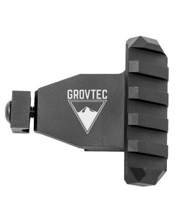 GrovTec US Inc GTSW321 Picatinny RailAngled Black Anodized Aluminum