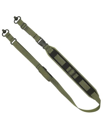 GrovTec US Inc GTSL130 QS 2-Point Sentinel OD Green Adjustable Rifle/Shotgun