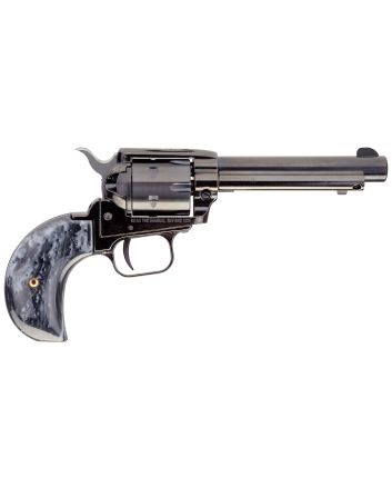 Heritage Mfg RR22MB4BHBPRL Rough Rider22 LR 22 WMR 6 Shot 4.75" Black Oxide Steel Barrel, Black Oxide Frame Zinc Alloy Frame, Black Oxide Cylinder, Altamont Black Pearl Grip, Exposed Hammer