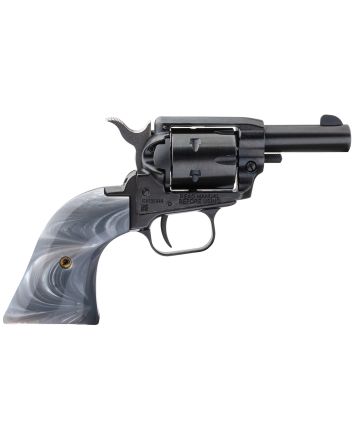 Heritage Mfg BK22B2GPRL Barkeep22 LR 6 Shot, 2.68" Black Oxide Steel Barrel, Black Oxide Zinc Alloy Frame, Black Oxide Cylinder, Gray Pearl Grip, Manual Safety, Exposed Hammer