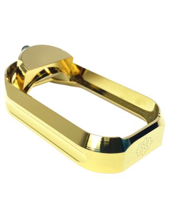 Cross Armory CRGFMWGD Flared MagwellCompatible w/Glock Gen1-3 Gold Anodized Aluminum