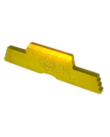 Cross Armory CRG5SLGD Slide LockExtended Compatible w/Glock Gen1-5/P80 Gold Steel