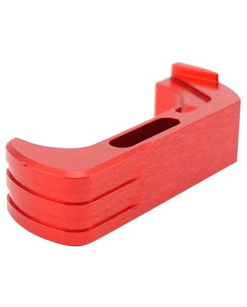 Cross Armory CRG5MCRD Mag CatchExtended Compatible w/Glock Gen4-5 Red Anodized Aluminum