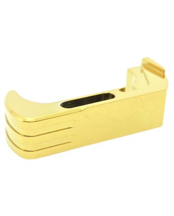 Cross Armory CRG5MCGD Mag CatchExtended Compatible w/Glock Gen4-5 Gold Anodized Aluminum