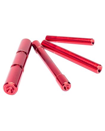 Cross Armory CRG4PSRD 4 Pin Set Dimpled Extended Compatible w/Glock Gen4 Red 4140 Steel