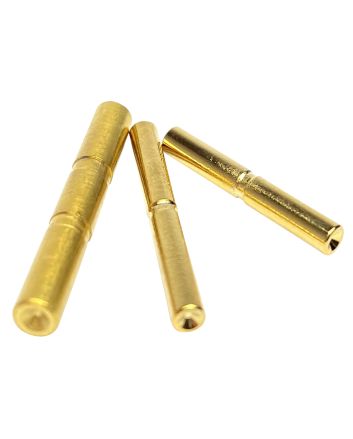 Cross Armory CRG5PSGD 3 Pin Set Dimpled Compatible w/Glock 17/19/26/34 Gen5 Gold Steel