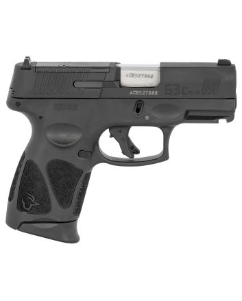Taurus 1G3CP931 G3C9mm Luger 12+1 3.26" Matte Stainless Steel Barrel, Matte Black Tenifer Optic Cut/Serrated Slide, Black Polymer Frame w/Picatinny Rail, Black Polymer Grips