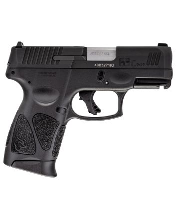Taurus 1G3C931MA G3C *MA Compliant 9mm Luger Caliber with 3.26" Barrel, 10+1 Capacity, Black Finish Picatinny Rail Frame, Serrated Matte Black Tenifer Steel Slide &amp; Polymer Grip Includes 3 Mags