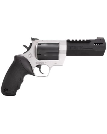 Taurus 2460055RH Raging Hunter460 S&amp;W Mag 5rd 5.12" Matte Black Oxide Cylinder &amp; Barrel Matte Stainless Steel Frame Black Rubber with Integrated Cushion Insert Grip