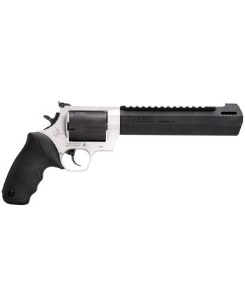 Taurus 2460085RH Raging Hunter460 S&amp;W Mag 5rd 8.37" Matte Black Oxide Cylinder &amp; Barrel Matte Stainless Steel Frame Black Rubber with Integrated Cushion Insert Grip
