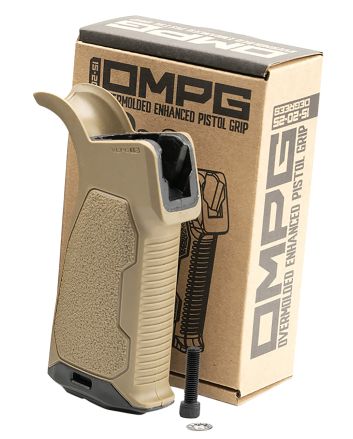 Strike AROMPG15FDE AR Enhanced Pistol Grip 15 Degrees AR Platform Flat Dark Earth Rubber
