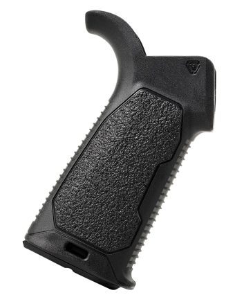 Strike AROMPG25 AR Enhanced Pistol Grip 25 Degrees AR Platform Black Rubber