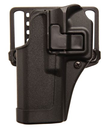 Blackhawk 410568BKL Serpa CQCOWB Size 68 Matte Black Polymer Belt Loop/Paddle Compatible w/Glock 43 Left Hand