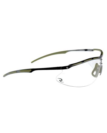 Radians CSB1011CS Bravo Glasses Adult Clear Lens Polycarbonate Black Frame