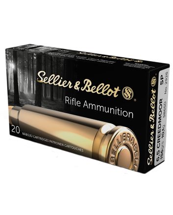 Sellier &amp; Bellot SB65D Rifle6.5Creedmoor 156gr Soft Point 20 Per Box/25 Case