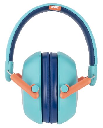 Peltor PKIDSPTEAL Kids Hearing Protection Plus 23 dB Over the Head Teal Ear Cups with Teal Headband Youth 1 Pair
