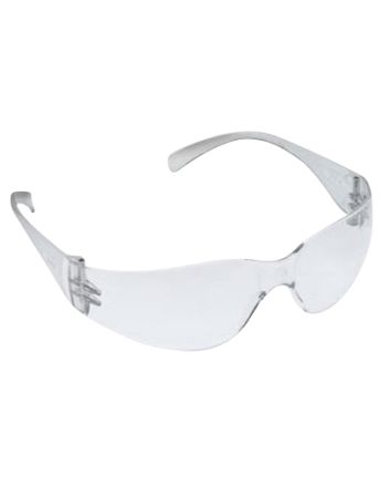 Peltor 1122800000100 VirtuaAdult Clear Lens Polycarbonate Clear Frame 100 Per Case
