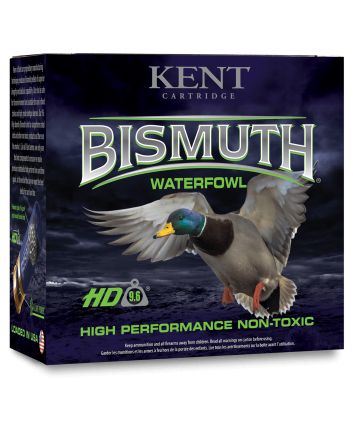 Kent Cartridge B123W405 Bismuth Waterfowl 12 Gauge 3" 1 3/8 oz Bismuth 5 Shot 25 Per Box/ 10 Case
