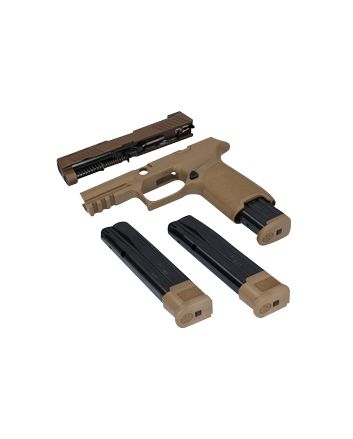 Sig Sauer 8900268 P320 M18 X-Change Kit 9mm Luger For Sig 320 Handgun 17 21 Capacity Coyote Tan