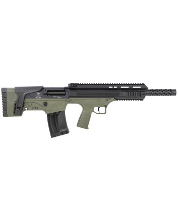 ATI ATIG12BDG Bulldog12 Gauge Semi-Auto 3" 5+1 18.50" Black Steel Barrel, Black Aluminum Receiver, Picatinny Rail, Green Fixed Bullpup Stoc &amp; Grip