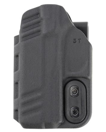 DeSantis Gunhide 137KJ3TZ0 Slim-TukBlack Kydex Belt Clip IWB Fits Glock 43/43x Ambidextrous