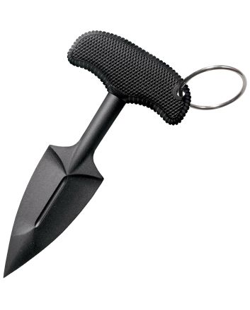 Cold Steel 92FPB FGX Push Blade II 2.25" Fixed Plain Black Griv-Ex Blade/Black Kray-Ex Handle