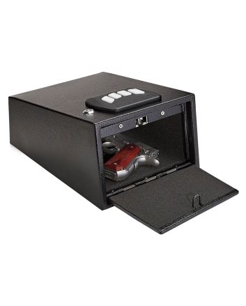 SnapSafe 75433 SnapSafe Keypad Vault Keypad/Key Entry Black Holds 1 Handgun Steel
