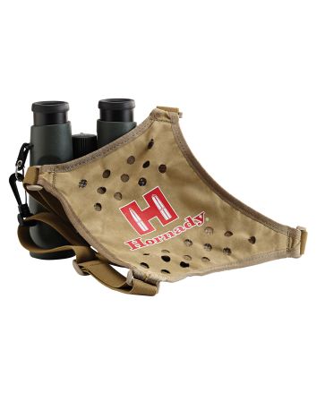 Hornady 99121 Binocular HarnessTan Red Logo Elastic Straps