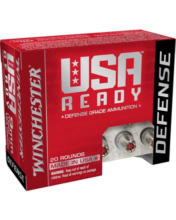 Winchester Ammo RED9HP USA Ready 9mmLuger 124gr Hollow Point 20 Per Box/10 Case