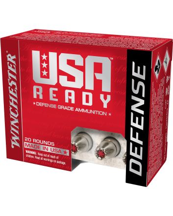 Winchester Ammo RED45HP USA Ready 45ACP 200gr Hex Vent Hollow Point 20 Per Box/10 Case
