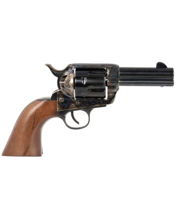 Traditions SAT73005 1873 Frontier 357 Mag 6rd 3.50" Blued Cylinder &amp; Barrel Color Case Hardened Steel Frame Walnut Navy Size Grip