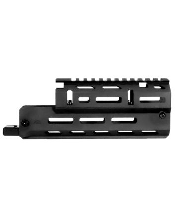 Aim Sports MMAK02 Russian HandguardShort &amp; Drop-in, M-LOK 2-Piece Style Made of 6061-T6 Aluminum with Black Anodized Finish for AK-47
