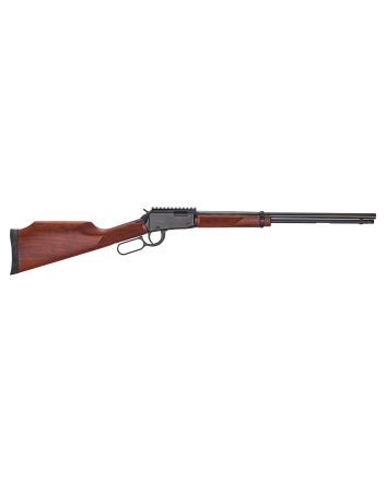 Henry H001ME Magnum ExpressFull Size 22 WMR 11+1 19.25" Barrel, Black Metal Finish &amp; Fixed Monte Carlo American Walnut Stock Right Hand