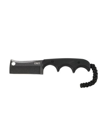 CRKT 2383K Minimalist Blackout 2.13" Fixed Cleaver Plain Stonewashed 5Cr15MoV SS Blade/ Black G10 Handle Includes Sheath