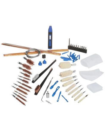 DAC 38296 Super Deluxe Universal Gun Cleaning Kit Multi-Caliber/62 Pieces Silver