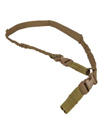 NcStar AARS21PT VISM Sling Tan Nylon Strap w/Elastic Shock-Cord 55"-72" OAL Adjustable Bungee