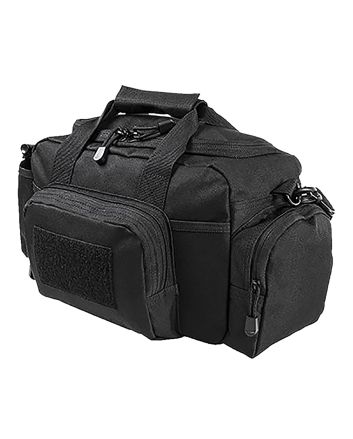NcStar CVSRB2985B VISM Range Bag with Small Size, Side Pockets, PALs Webbing, Carry Handles, Pockets &amp; Black Finish