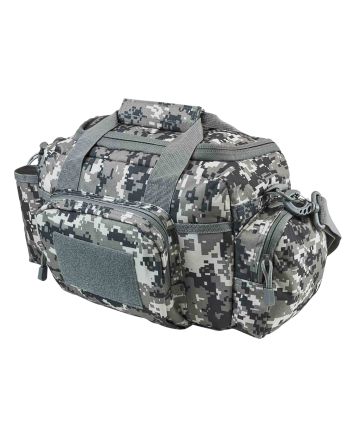 NcStar CVSRB2985D VISM Range Bag with Small Size, Side Pockets, PALs Webbing, Carry Handles, Pockets &amp; Digital Camouflage Finish