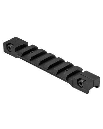 NcStar MAD38PS 3/8 Dovetail to Picatinny AdapterBlack Anodized