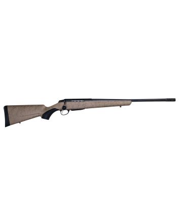 Tikka JRTXRT319 T3x Lite 6.5 PRC 3+1 24.30" Fluted/Threaded, Black Barrel/Rec, Black Webbed Tan Roughtech Synthetic Stock, Interchangeable Grip, Muzzle Brake