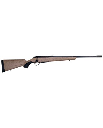 Tikka JRTXRT331R10 T3x Lite 300 Win Mag 3+1 24.30" Fluted/Threaded, Black Barrel/Rec, Black Webbed Tan Roughtech Synthetic Stock, Interchangeable Grip, Muzzle Brake