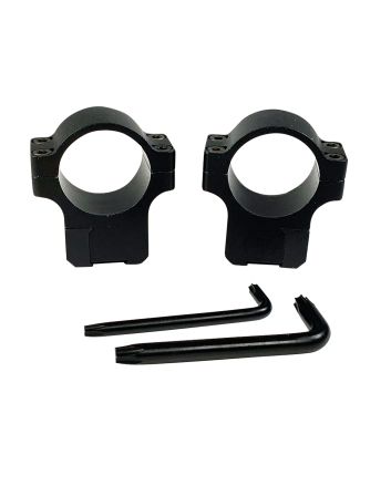 CZ-USA 40086 CZ Rings 457/455Matte Black 1" Medium